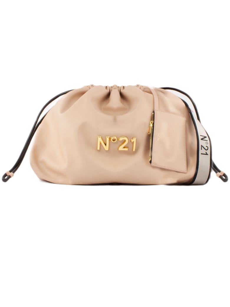 N.21 Large Pink Eco-leather Shoulder Bag - ROSA