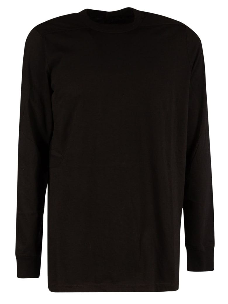 Rick Owens Longsleeved Level T-shirt - Black