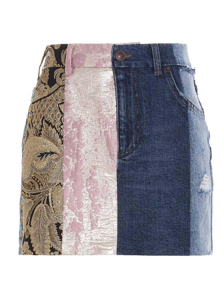 Dolce & Gabbana 'patchwork' Skirt - Multicolor