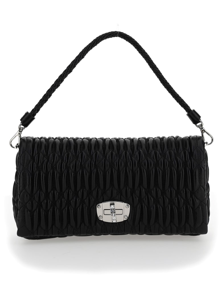 Miu Miu Pattina Shoulder Bag - Nero