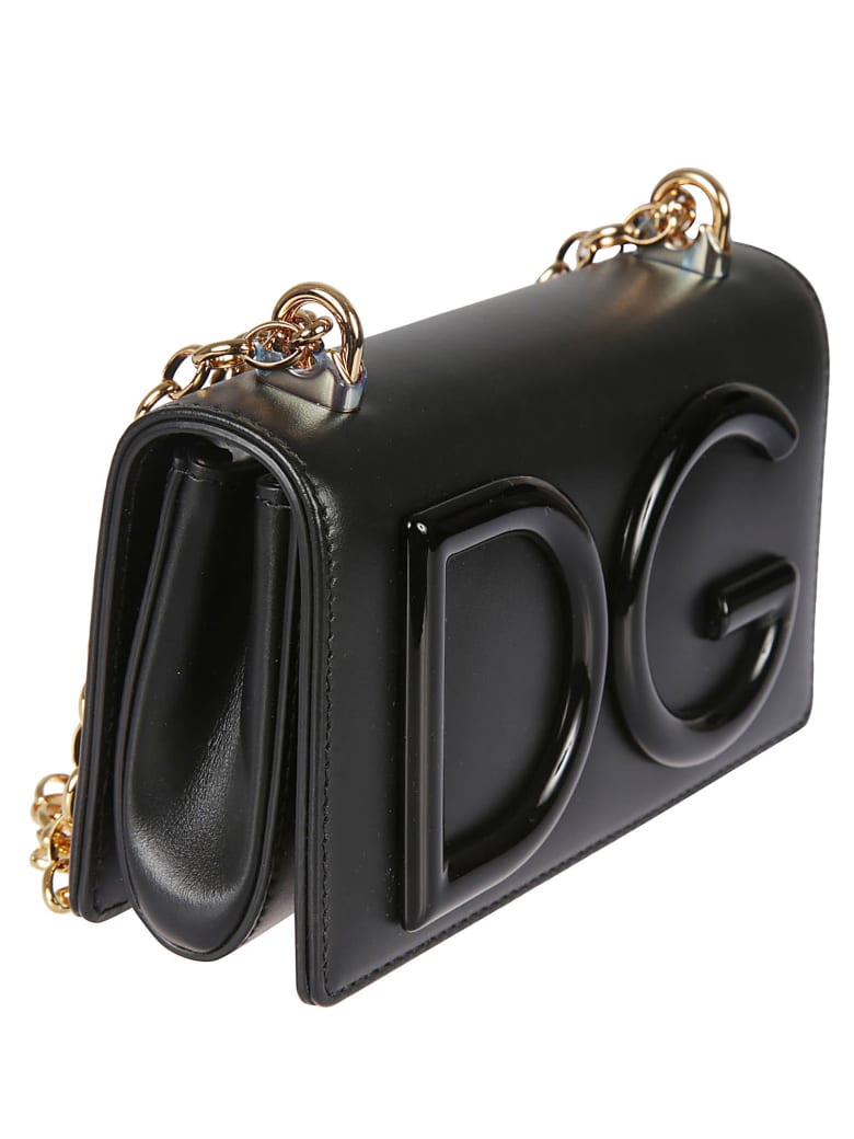 Dolce & Gabbana Embossed Logo Shoulder Bag | italist