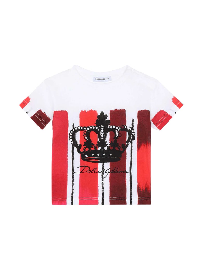 Dolce & Gabbana Striped T-shirt - Rossa