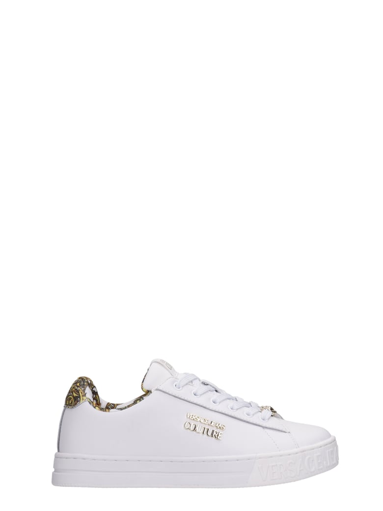 kone uærlig ødemark Versace Jeans Couture Sneakers In White Leather | italist