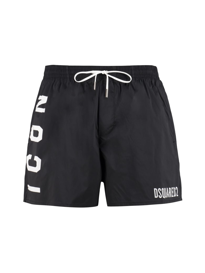 Dsquared2 Nylon Swim Shorts - black