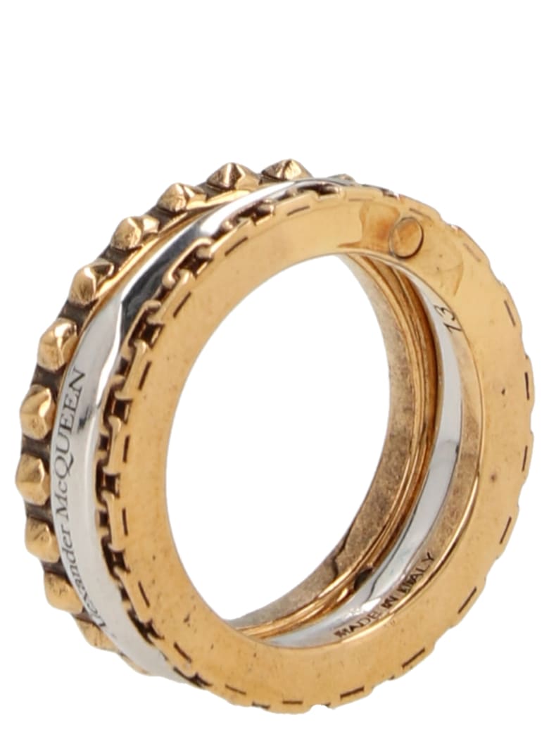 Alexander McQueen 'linked' Ring - Multicolor