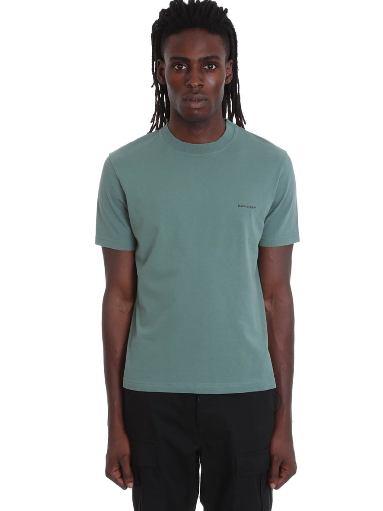 Balenciaga T-shirt In Green Cotton | italist, ALWAYS LIKE A SALE