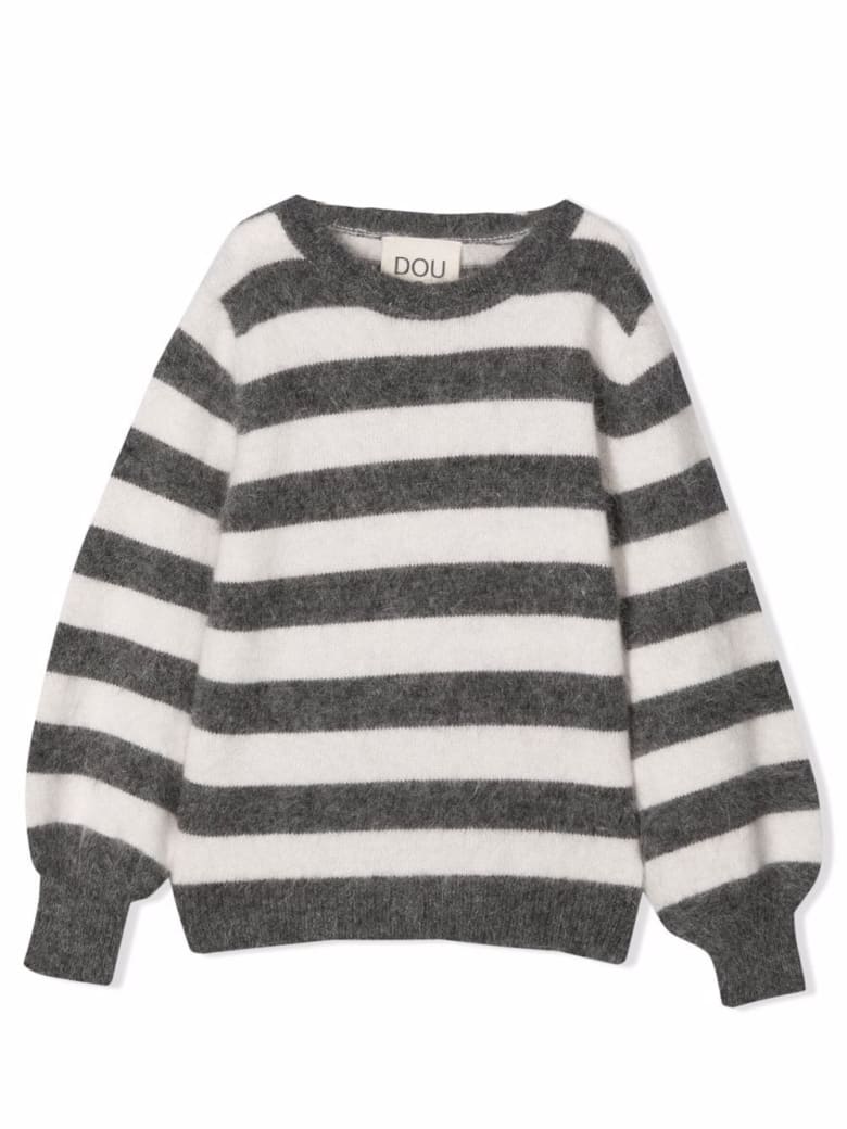 Douuod Striped Sweater - Anthracite