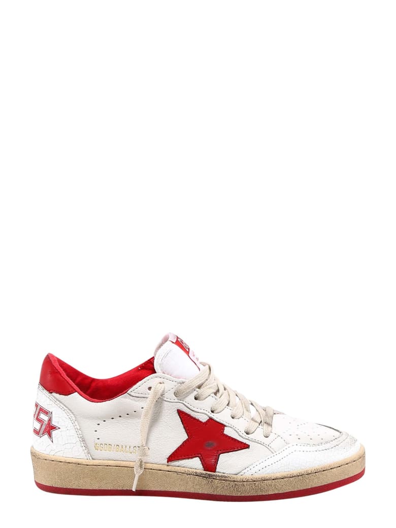 Golden Goose Ball Star Sneakers - Red