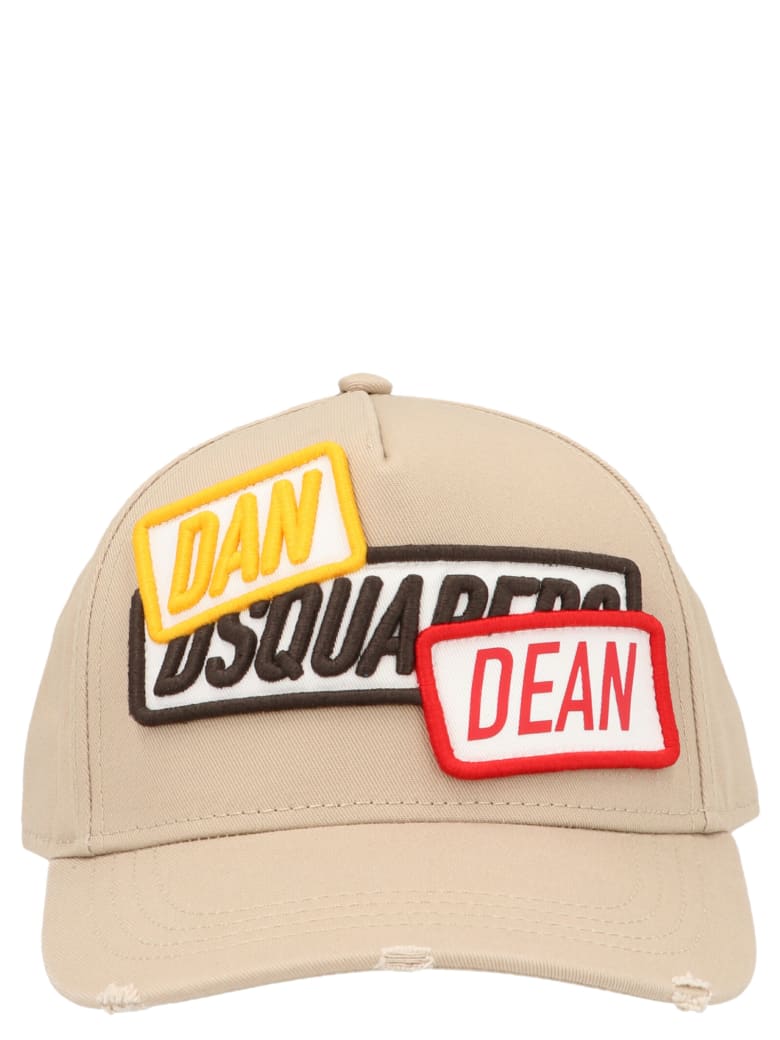 beige dsquared cap