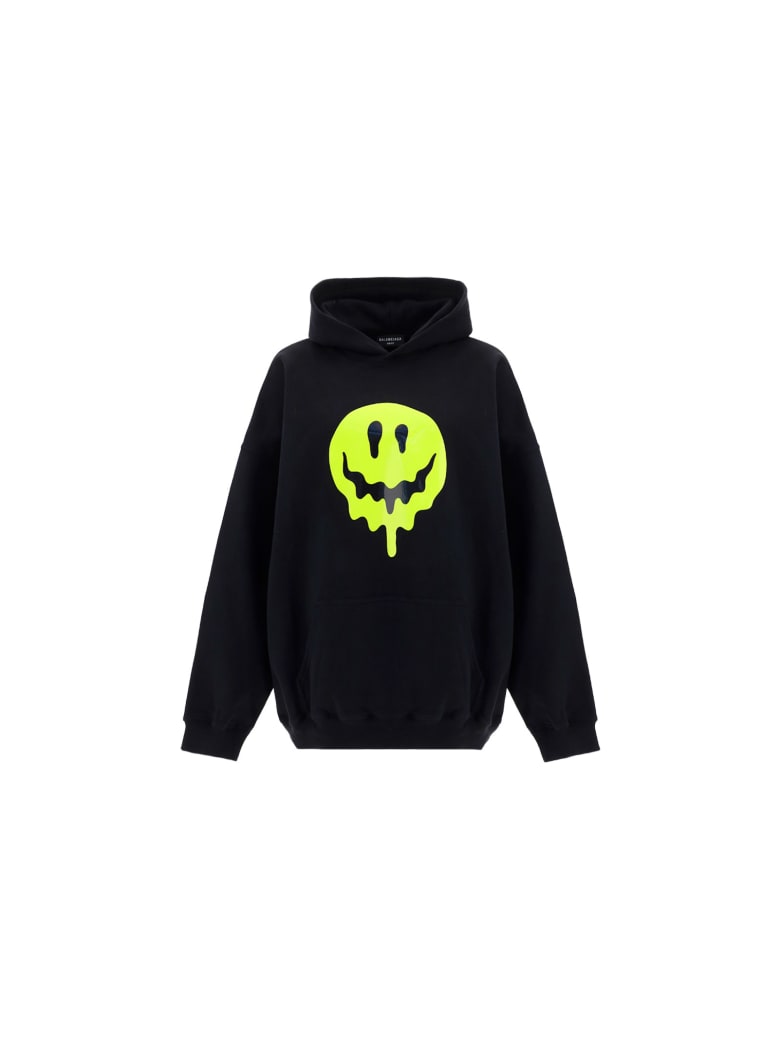 Balenciaga Hoodie - Black/yellow/white