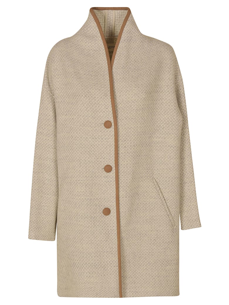 Isabel Marant Jelanyo Coat - Chalk
