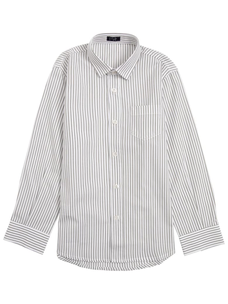 Il Gufo Striped Organic Cotton Shirt - Green