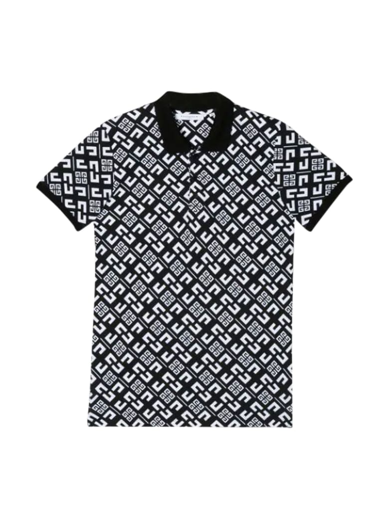 Givenchy Black Polo Shirt - Nero/Bianco