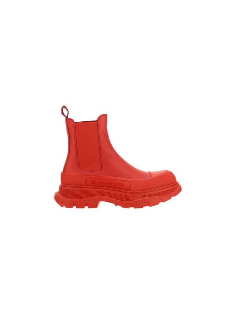 Alexander McQueen Alexander Mc Queen Boots - Welsh red/silver
