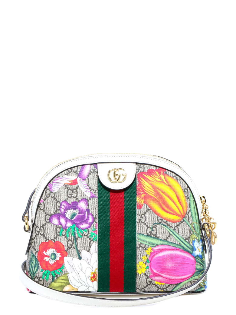 gucci ophidia gg flora shoulder bag