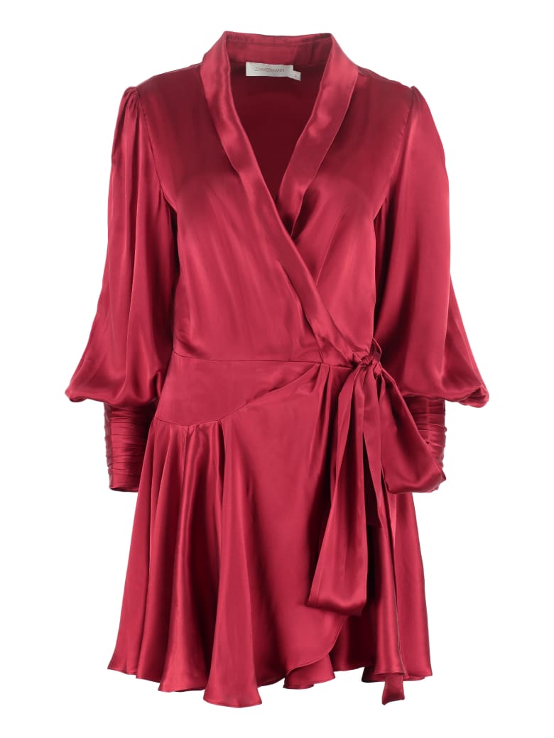 Zimmermann wrap dress sale Clearance