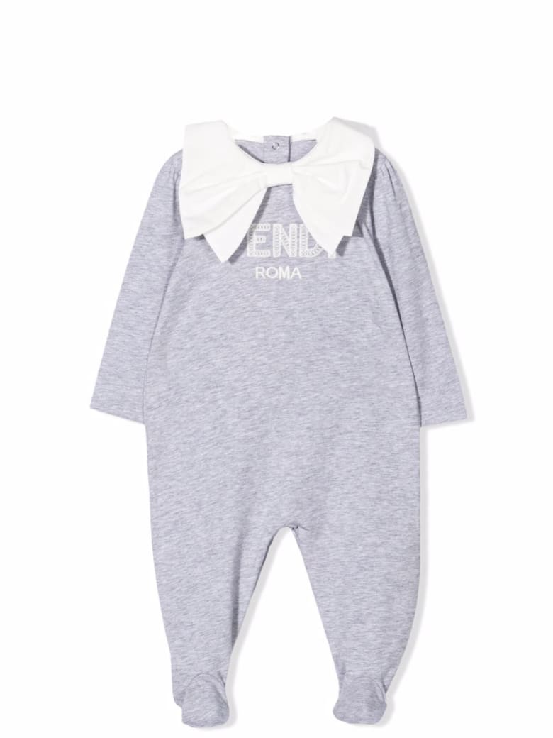 Fendi Jumpsuit With Bow - Gray