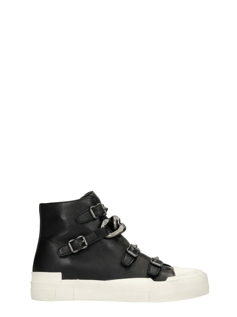 Ash Galaxy Sneakers In Black Leather - black