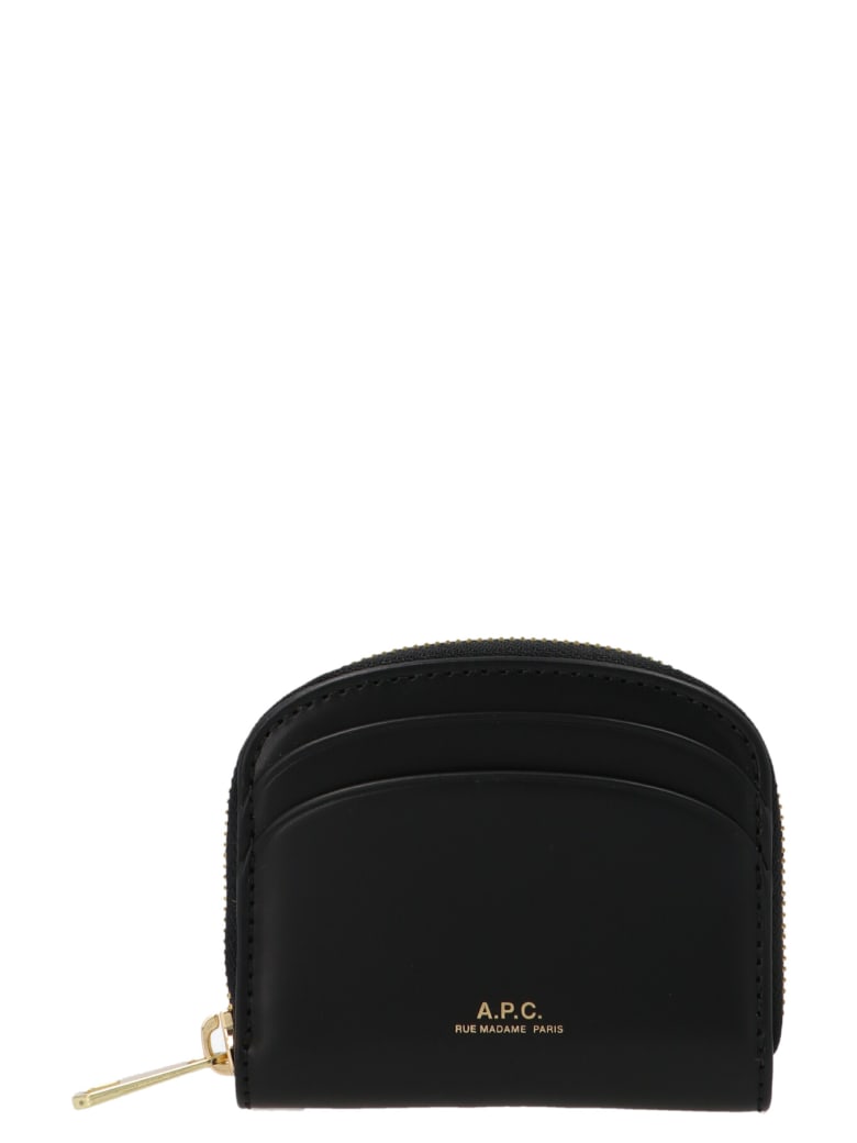 A.P.C. 'demi Lune' Wallet - Black