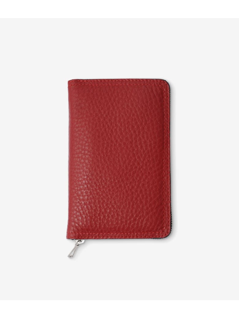 Larusmiani Zipped Manicure Set "grand Holly" - red