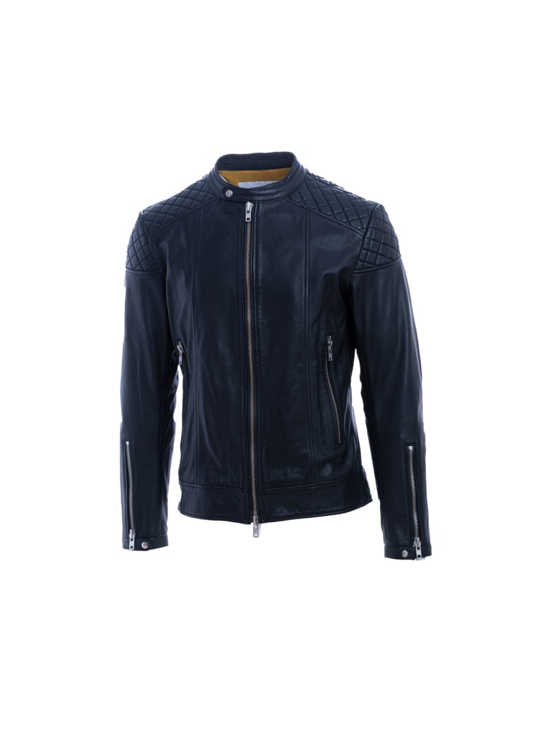 S.W.O.R.D 6.6.44 Sword 6.6.44 Leather Jacket - BLACK