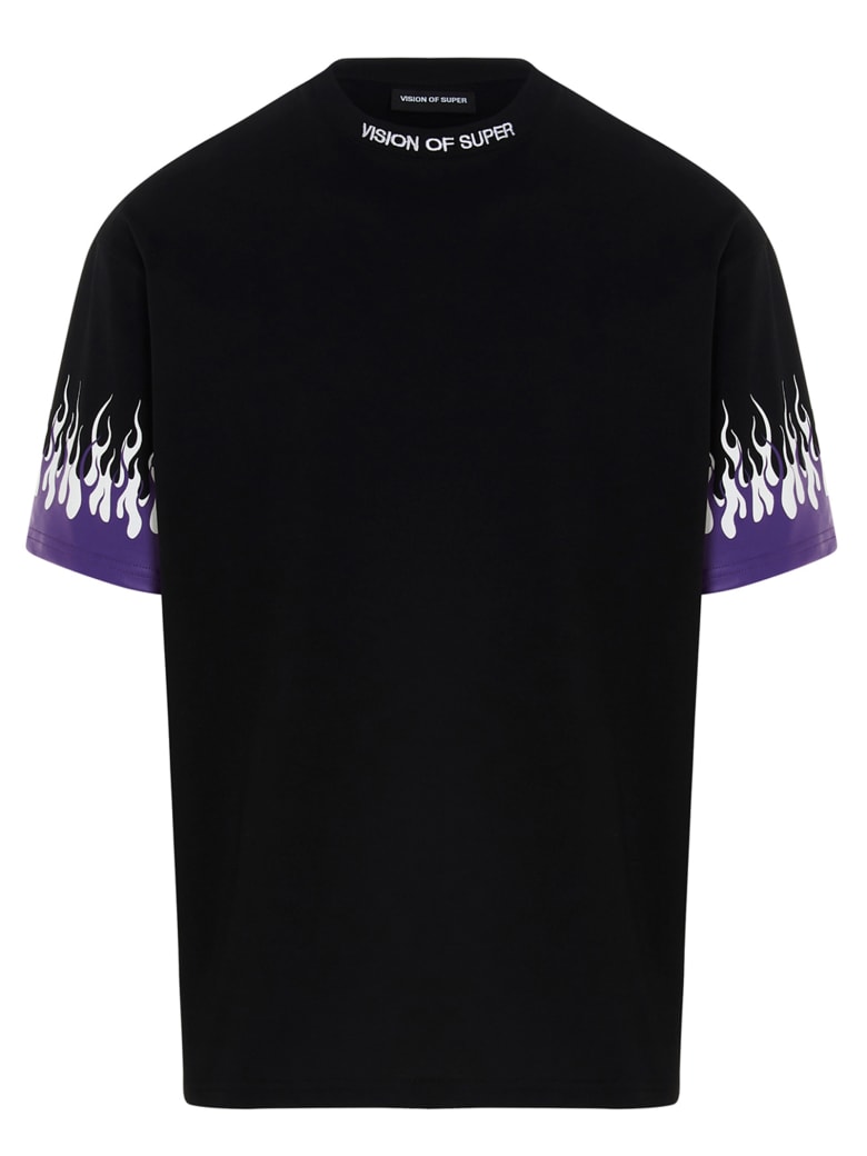 Vision of Super 'double' T-shirt - BLACK