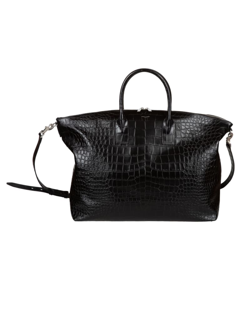 Saint Laurent Detachable Strap Tote - Black