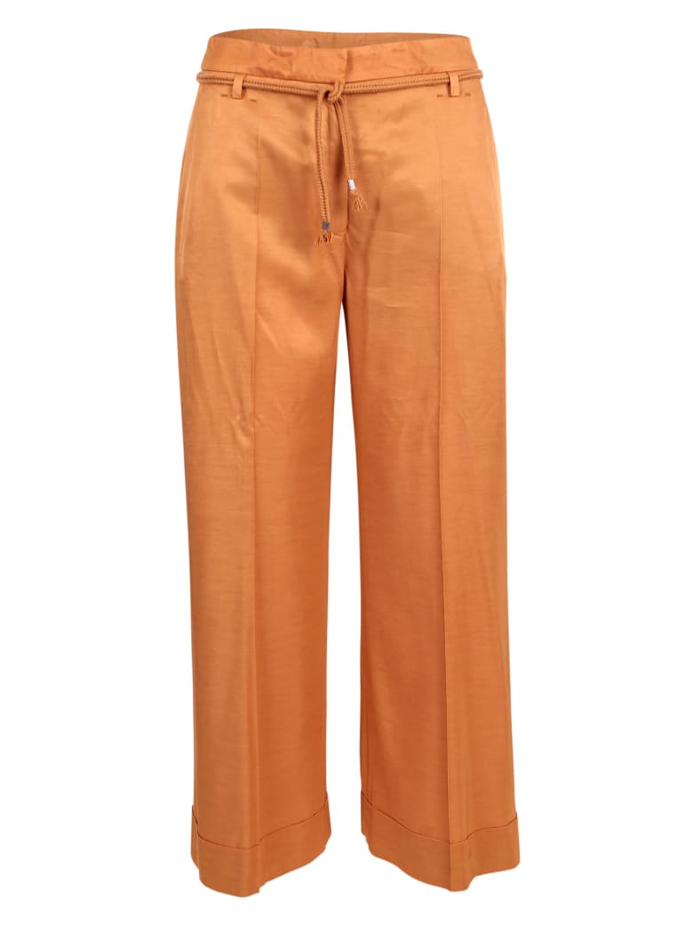 True Royal Viscose Trousers - Orange