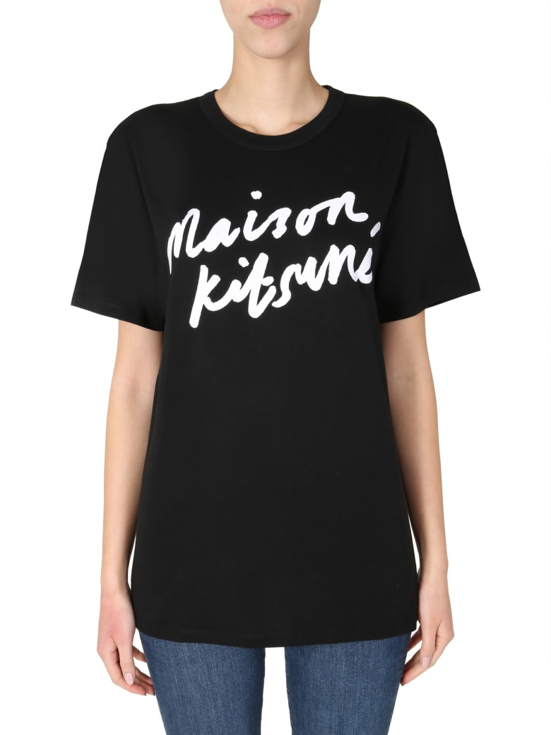 Maison Kitsuné Crew Neck T-shirt - Nero
