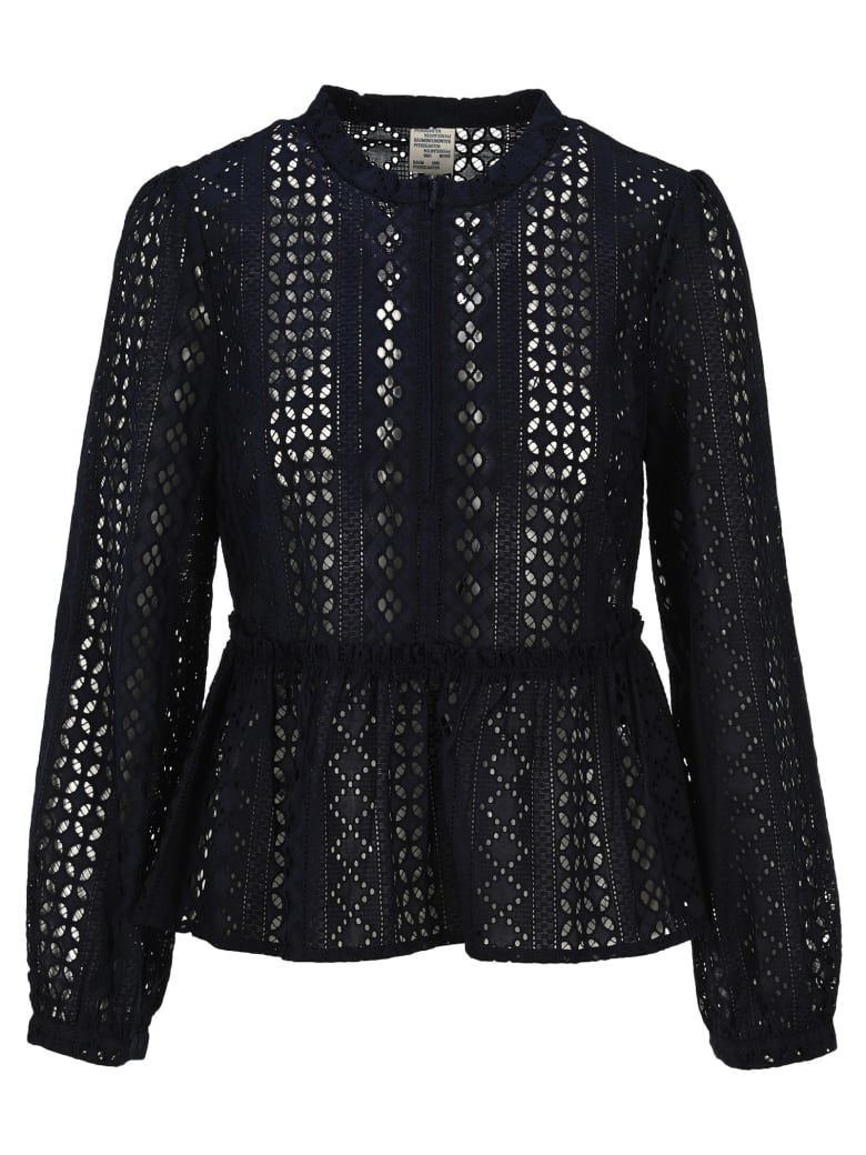 Baum und Pferdgarten Maira Lace Top - BLUE