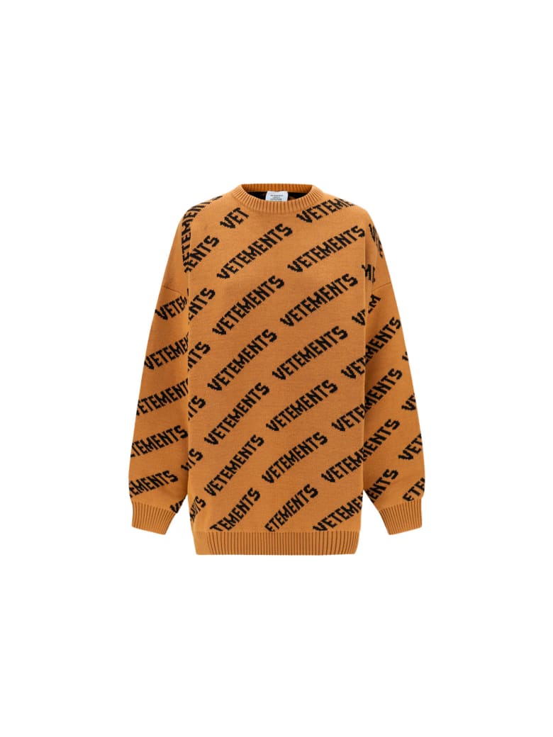 VETEMENTS Sweater - Camel