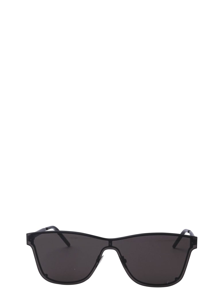 Saint Laurent Eyewear Saint Laurent Sl 51 Over Mask Black Sunglasses - Black