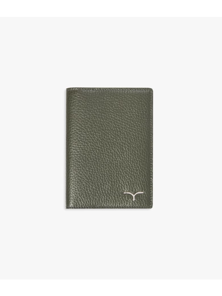 Larusmiani Passport Cover "concorde" - military green