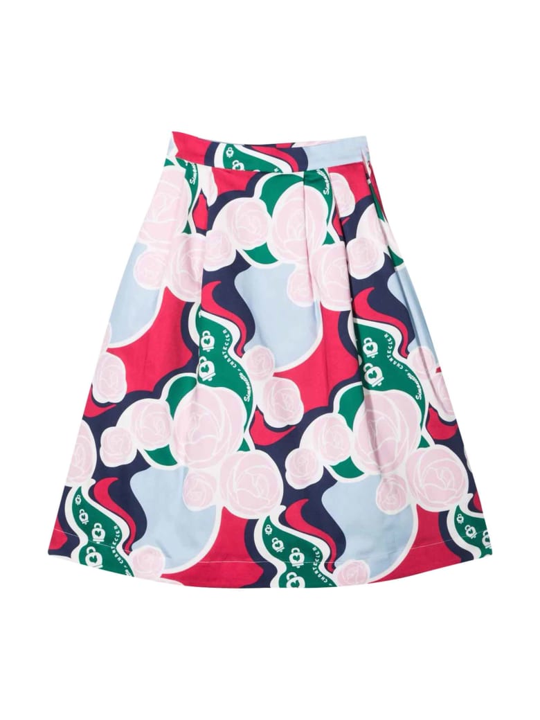 Simonetta Girl Patterned Skirt - Fantasia