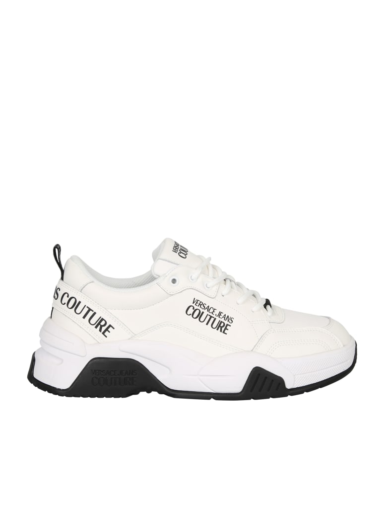 versace jeans couture classic logo trainers