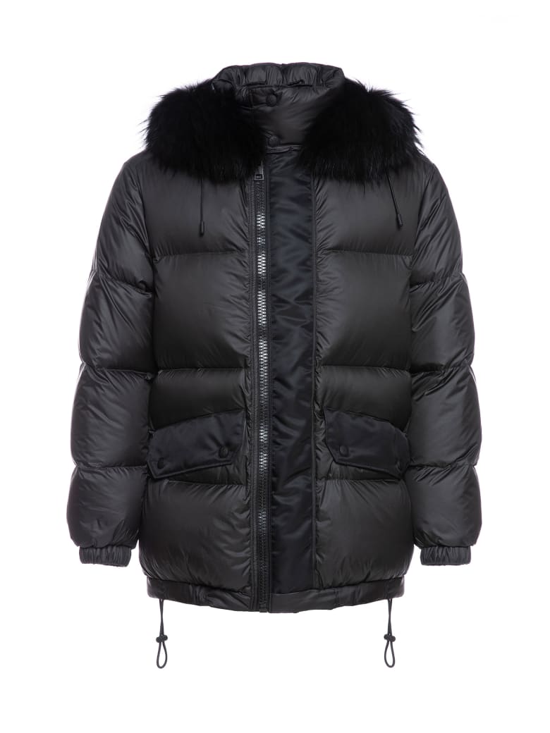 Mr & Mrs Italy Overfitted Unisex Down Jacket With Fur | italist