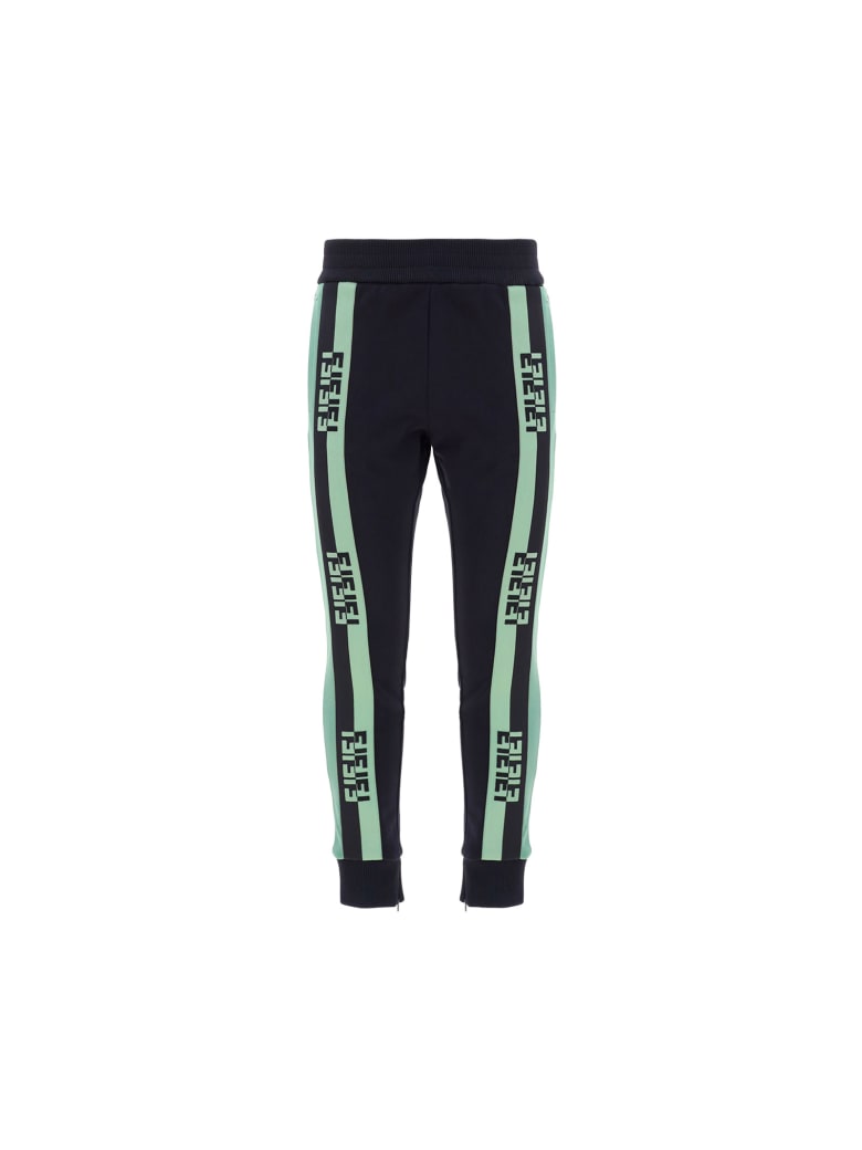 Fendi Sweatpants - Black+sage green