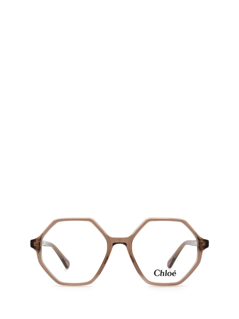 chloe pink glasses