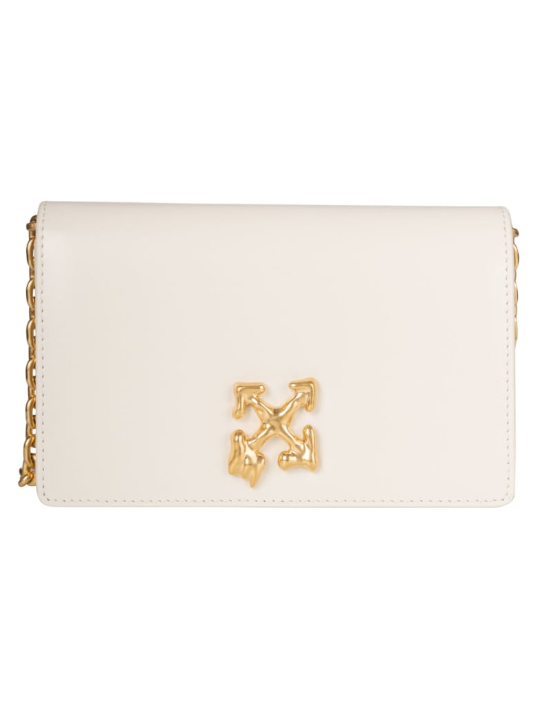 Off-White Jitney 0.5 Melted Shoulder Bag - Beige