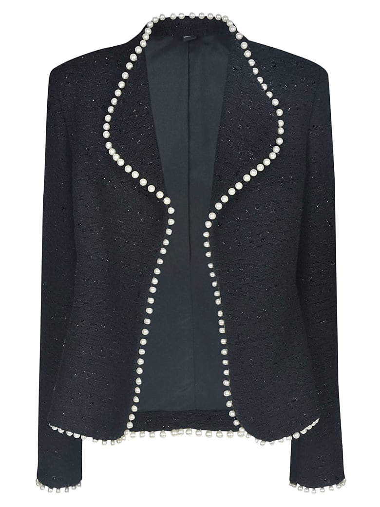 Giambattista Valli Embellished Open Jacket - Black