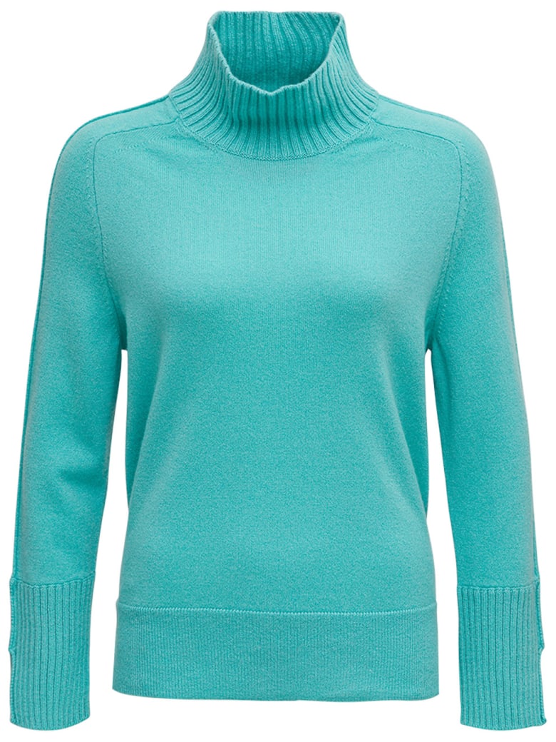 Antonelli Light Blue Wool Blend Sweater - Light blue