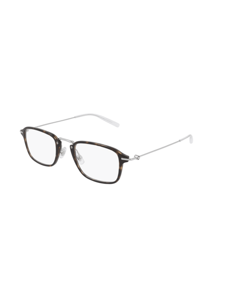 Montblanc MB0159O Eyewear - Havana Silver Transpa