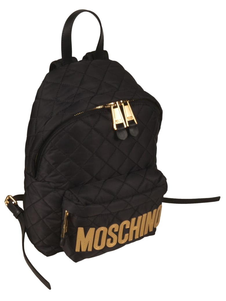 moschino quilted backpack