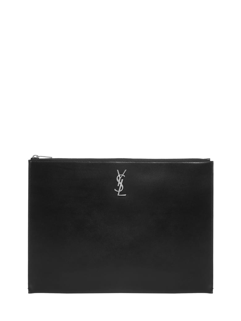 Saint Laurent Monogram Clutch - Nero