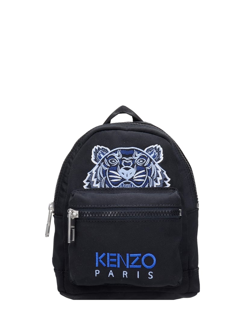 Kenzo Backpack In Black Canvas - Nero