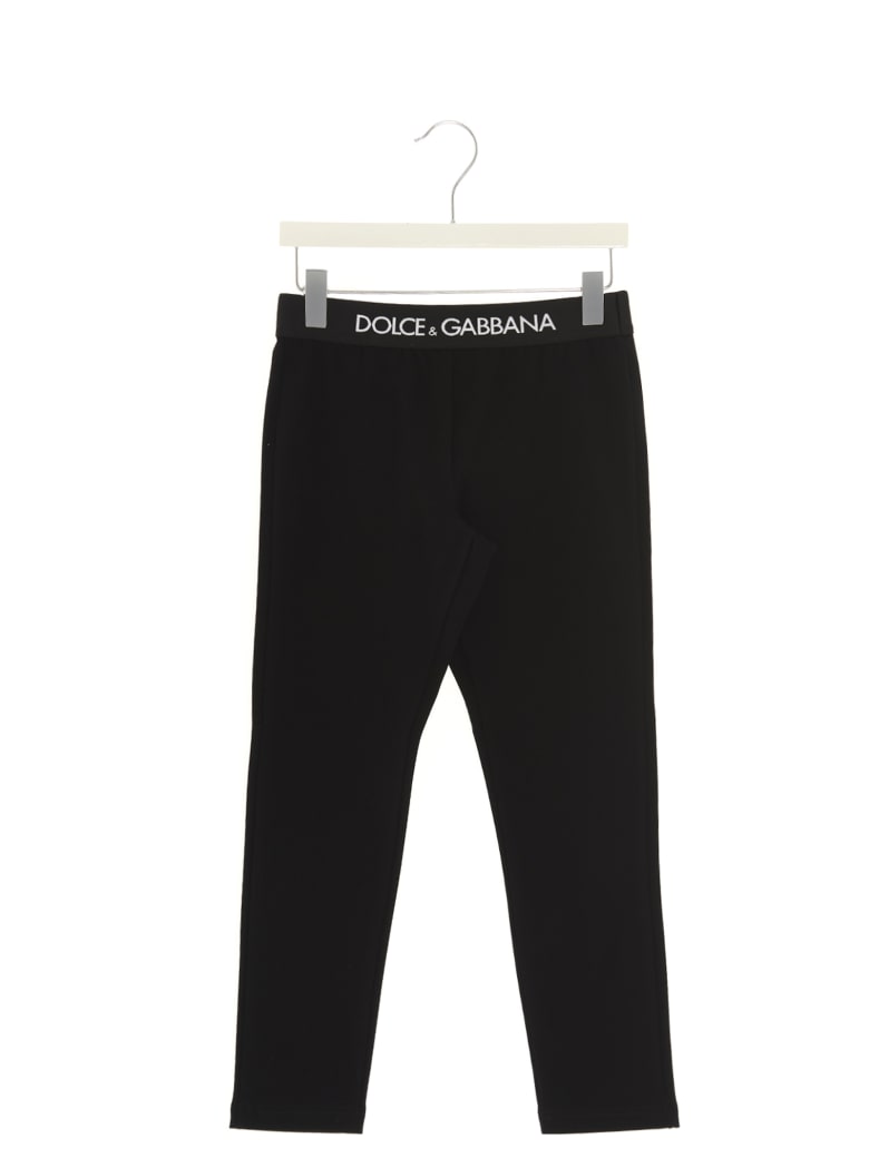 Dolce & Gabbana Logo Leggings - Black