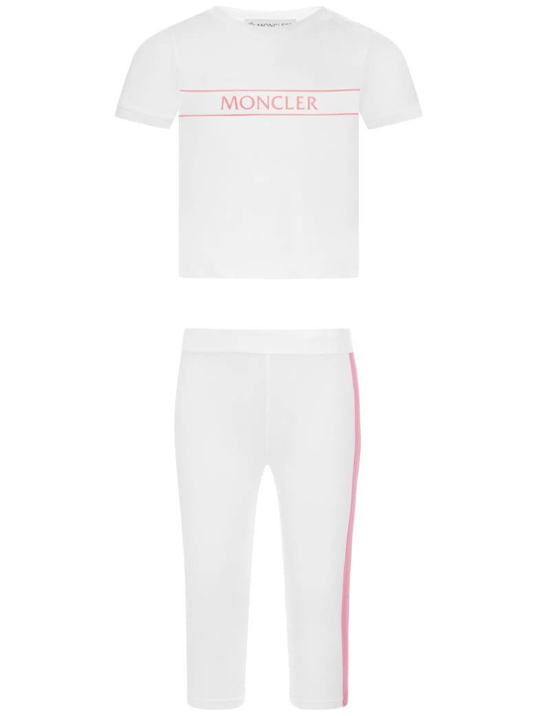 Moncler Enfant Set - White