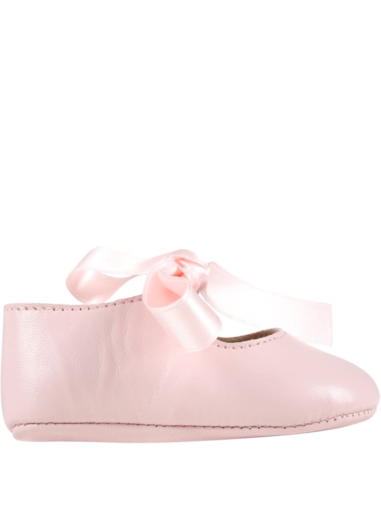 Gallucci Pink Ballet-flats For Baby Girl - Pink