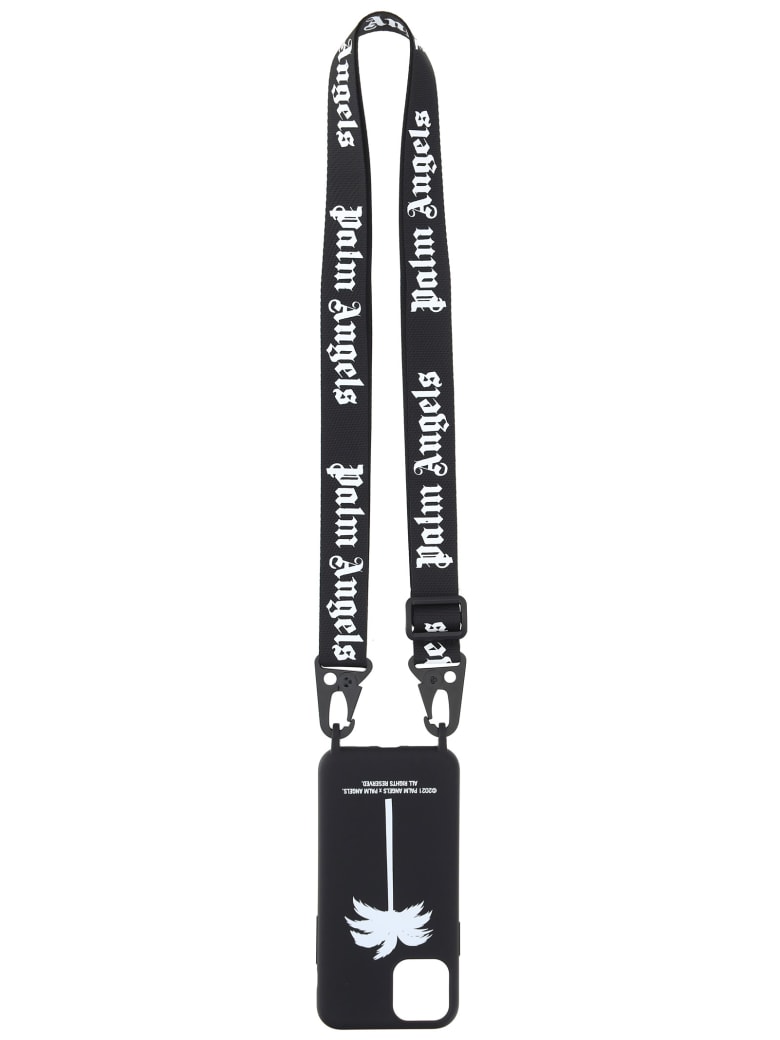 Palm Angels Neck Iphone Case - Black whit