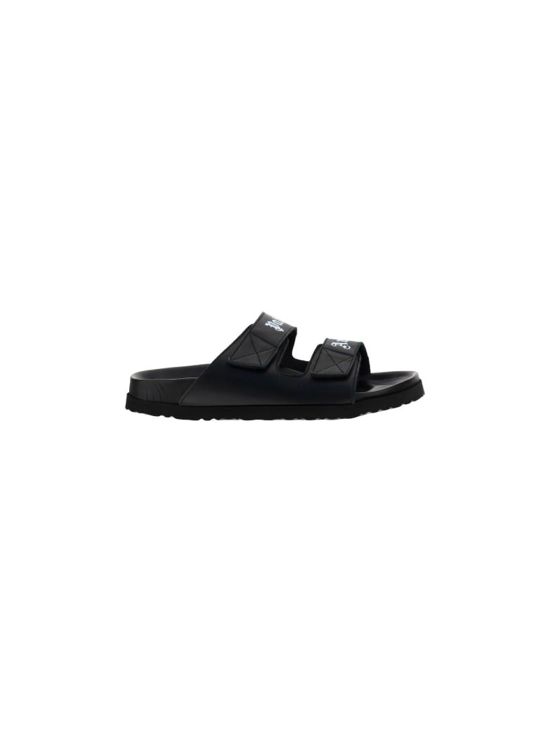 Palm Angels Sandals - Black whit